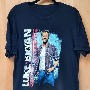 🟦 Luke Bryan 2018 What Makes You Country Tour Tee